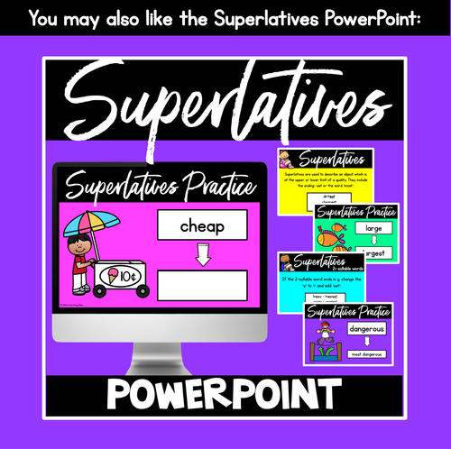 Resource preview 4 for Comparative Adjectives PowerPoint Slides