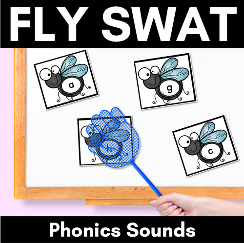 Resource preview 1 for FLY SWAT PHONICS TEMPLATES - FREEBIE SOUND FLIES