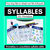 3 for SYLLABLES ACTIVITY PRINTABLES - Syllable Worksheets Sampler