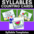 2 for Syllables Task Cards Bundle