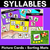 4 for Syllables Task Cards Bundle