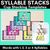 1 for SYLLABLE STACKS - Syllable Games for 1, 2, 3, and 4 SYLLABLES