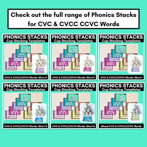 Resource preview 4 for SYLLABLE STACKS - Syllable Games for 1, 2, 3, and 4 SYLLABLES