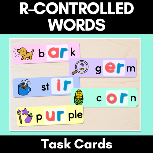 Resource preview 4 for R-Controlled Vowel Words Activities Bundle