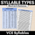 6 for Syllable Types Complete Bundle