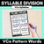 5 for Syllable Division Printables Bundle