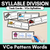 5 for Syllable Division Task Cards Bundle