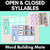 1 for Open and Closed Syllables Word Building Mats 