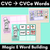 4 for CVCe Words Activities Bundle