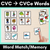 1 for CVC to CVCe Words - Word Match and Memory Phonics Game