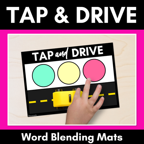 Resource preview 1 for Tap & Drive Word Blending Templates