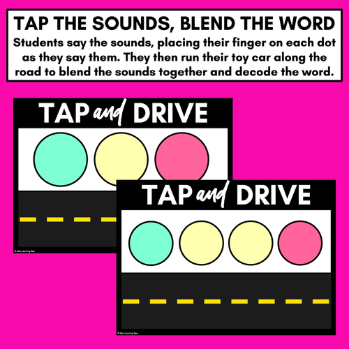 Resource preview 2 for Tap & Drive Word Blending Templates