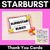 1 for Starburst Thank You Pun Cards Teacher Appreciation Freebies