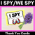 1 for I Spy Thank You Cards Teacher Appreciation Freebies