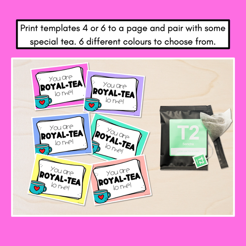 Resource preview 2 for Royal Tea Thank You Pun Cards Teacher Appreciation Freebies