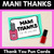 1 for Mani Thanks Thank You Cards Teacher Appreciation Freebies