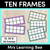 1 for Ten Frame Templates- Mrs Learning Bee