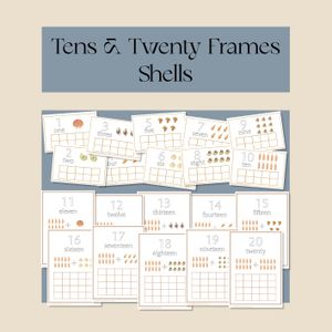 Tens and Twenty Frames-Shells