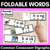 1 for Consonant Digraph Word Foldable Strips - Decodable Words for Phonics Lessons