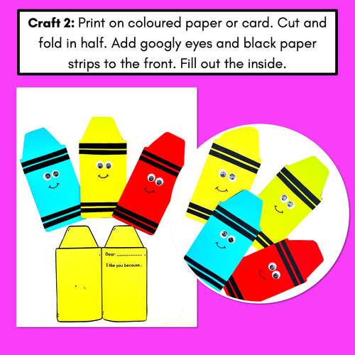 Resource preview 3 for Crayon Crafts - Persuasive Writing & Opinion Writing Crafts - The Day The Crayons Quit