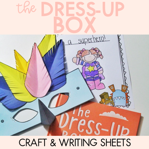 Resource preview 1 for The Dress Up Box- Craft and Writing Sheets - Book Week 2019