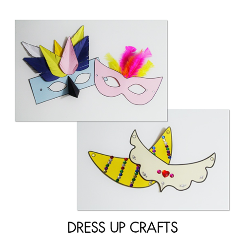 Resource preview 2 for The Dress Up Box- Craft and Writing Sheets - Book Week 2019