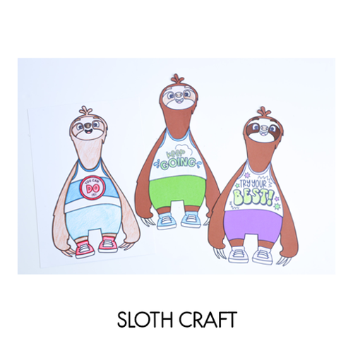 Resource preview 4 for The Speedy Sloth Prompt Slides, Craft and Writing Sheets - National Simultaneous Storytime 2023