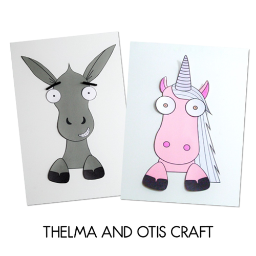 Resource preview 2 for Thelma the Unicorn Book Craft and Writing Sheets