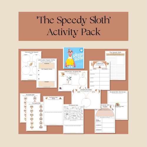 Resource preview 1 for 'The Speedy Sloth' Activity Pack