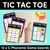 1 for TIC TAC TOE GAME for Consonant Phoneme C, CK, K - No Prep Phonics Game