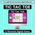 5 for TIC TAC TOE GAME for Consonant Phoneme C, CK, K - No Prep Phonics Game