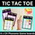 1 for TIC TAC TOE GAME for Consonant Phoneme CH, TCH - No Prep Phonics Game