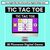 5 for TIC TAC TOE GAME for Consonant Phoneme M, MM - No Prep Phonics Game