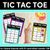 1 for TIC TAC TOE GAME for R-Controlled OR, AW, ORE - No Prep Phonics Game