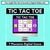 5 for TIC TAC TOE GAME for Consonant Phoneme T, TT, ED - No Prep Phonics Game