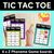 1 for TIC TAC TOE GAME for Consonant Phoneme Z, ZZ - No Prep Phonics Game