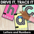 1 for FINE MOTOR TEMPLATES - Drive It Trace It - Alphabet & Numbers