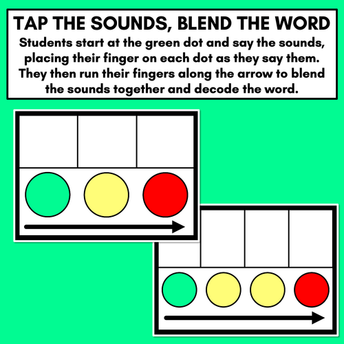 Resource preview 2 for Traffic Light Word Blending Mats