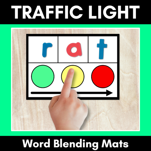 Resource preview 1 for Traffic Light Word Blending Mats