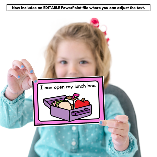 Resource preview 3 for Transition to School Task Cards - EDITABLE