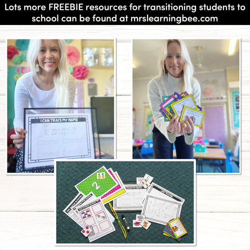 Resource preview 5 for Transition to School Task Cards - EDITABLE