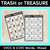 1 for Trash or Treasure Worksheets - CVCC CCVC Words