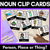 1 for Types of Noun Clip Cards - Person Place or Thing - LOW PREP GRAMMAR ACTIVITY