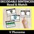 1 for V Phoneme Decodable Sentences - Read & Match