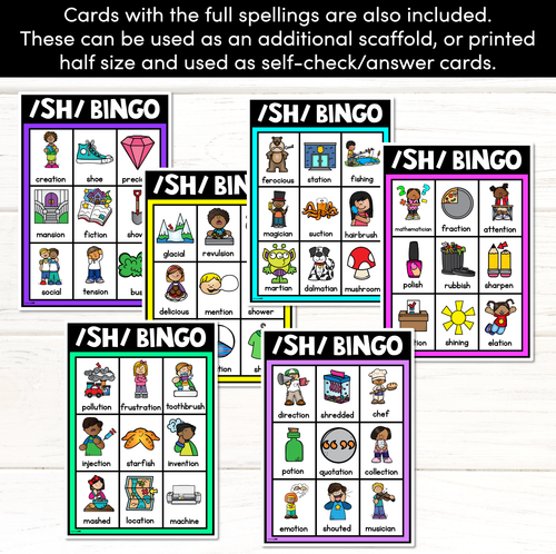 Resource preview 2 for SH SOUND BINGO