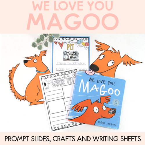 Resource preview 1 for We Love You Magoo Prompt Slides, Craft and Writing Sheets - Book Week 2021