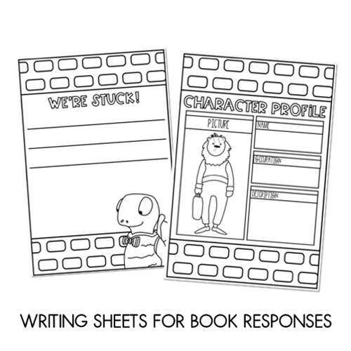 Resource preview 3 for We're Stuck - Craft and Writing Sheets - Book Week 2020