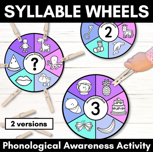 Resource preview 2 for Phonological Awareness Wheels Bundle