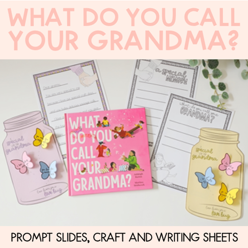 Resource preview 1 for What Do You Call Your Grandma? Prompt Slides, Craft and Writing Sheets - Book Week 2022