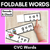 1 for CVC Word Foldable Strips - Decodable Word Task Cards for Kindergarten Phonics